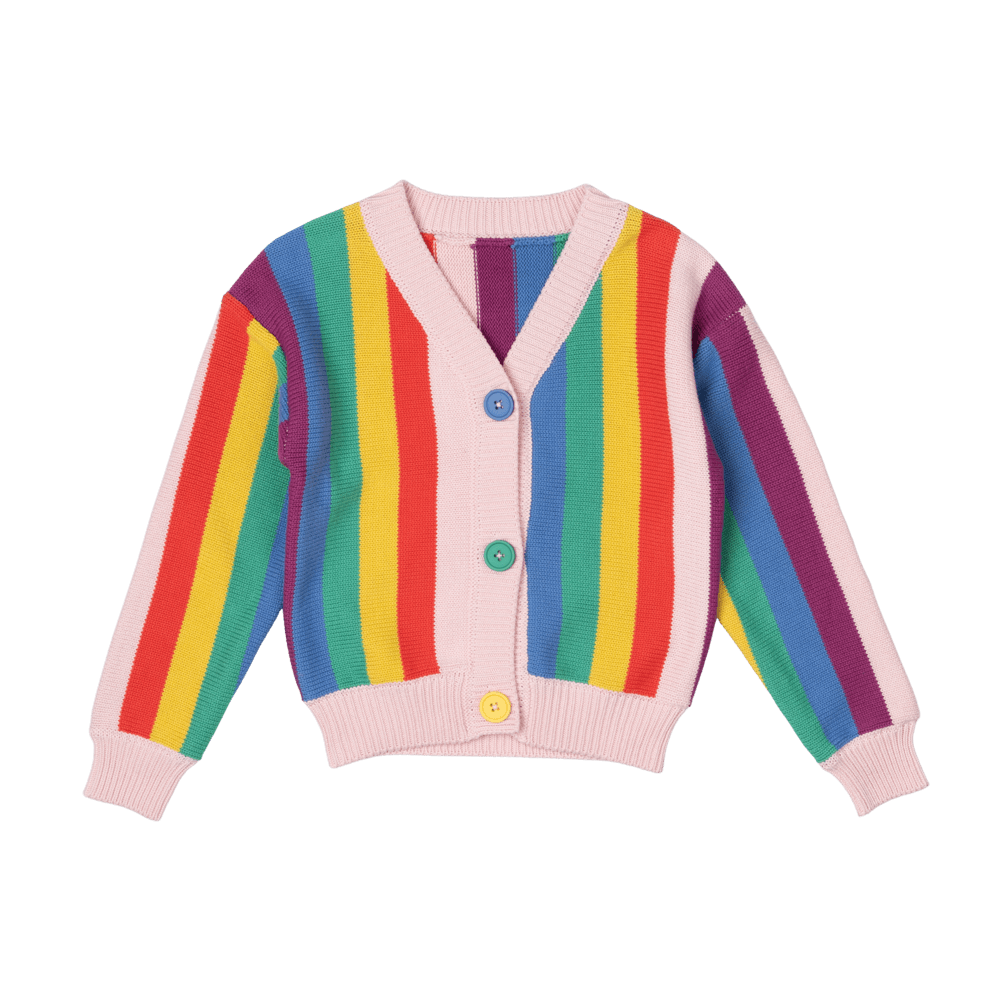 Rock Your Baby Rainbow Knit Cardigan