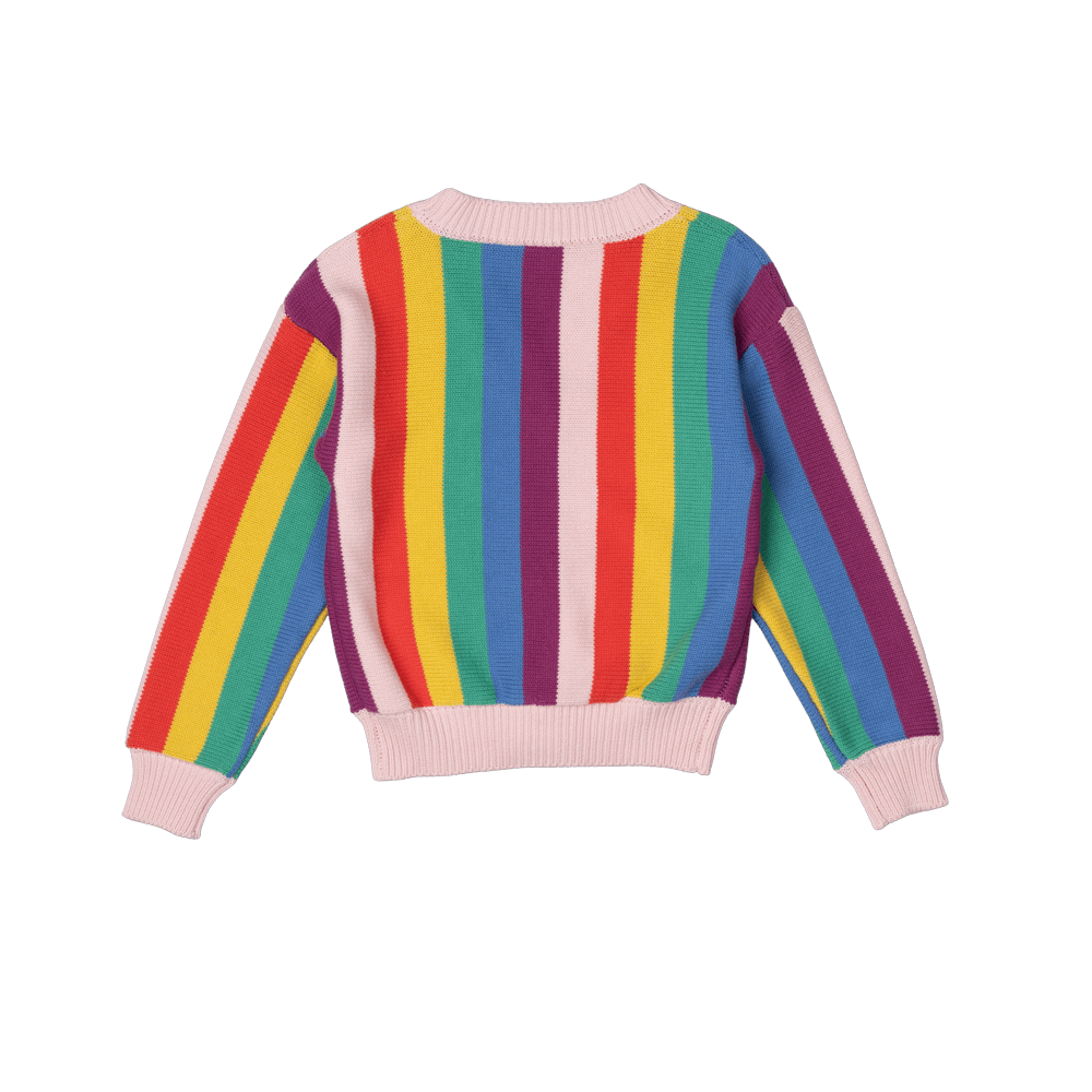 Rock Your Baby Rainbow Knit Cardigan