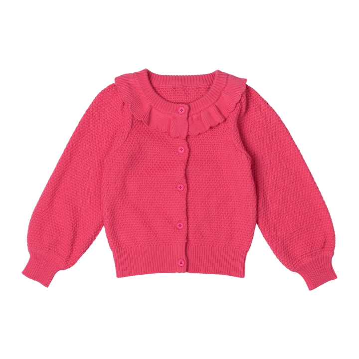 Rock Your Baby Hot Pink Knit Cardigan