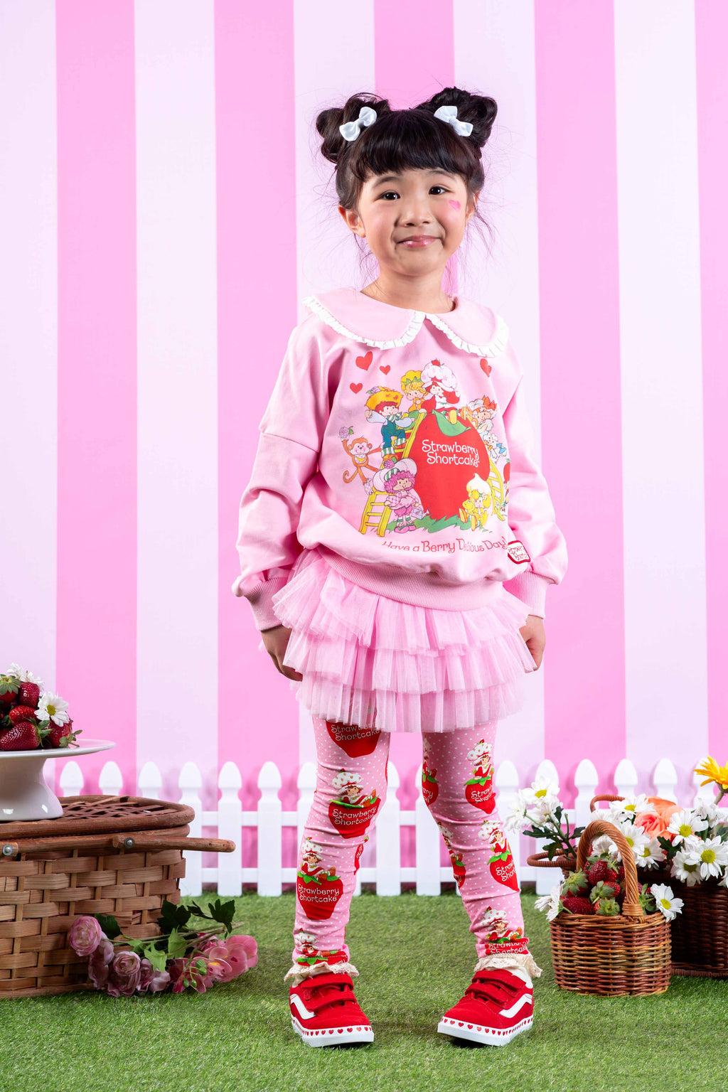 Rock Your Baby Circus Tights - Strawberry Delight