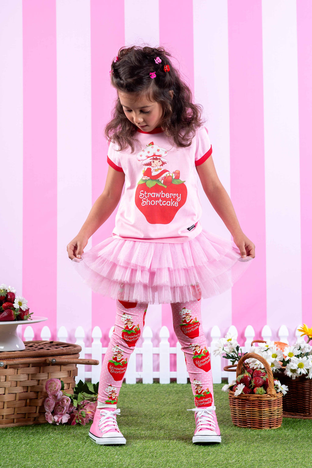 Rock Your Baby Circus Tights - Strawberry Delight