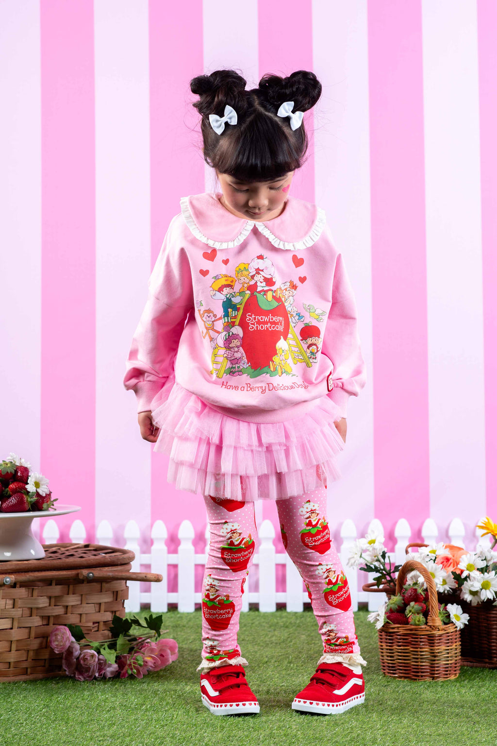 Rock Your Baby Circus Tights - Strawberry Delight