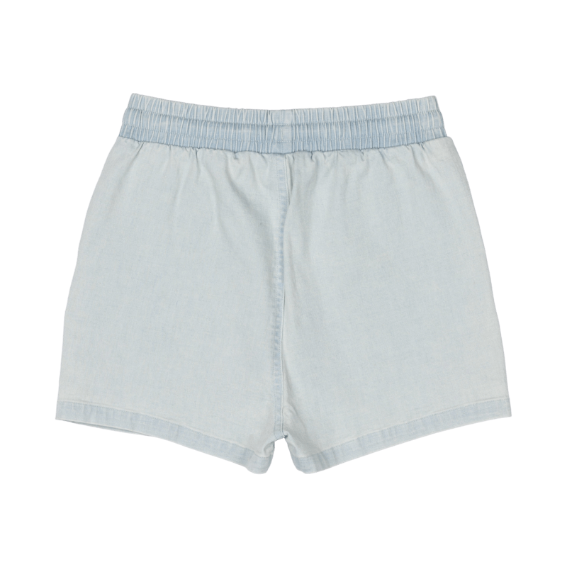 Rock Your Baby Light Blue Chambray Shorts