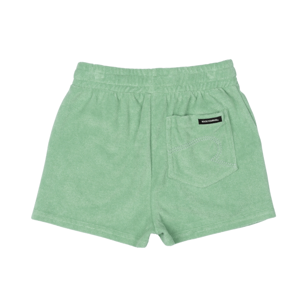 Rock Your Baby Terry Shorts - Green