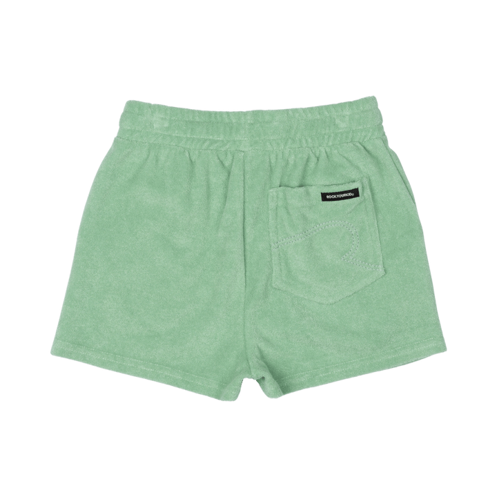 Rock Your Baby Terry Shorts - Green