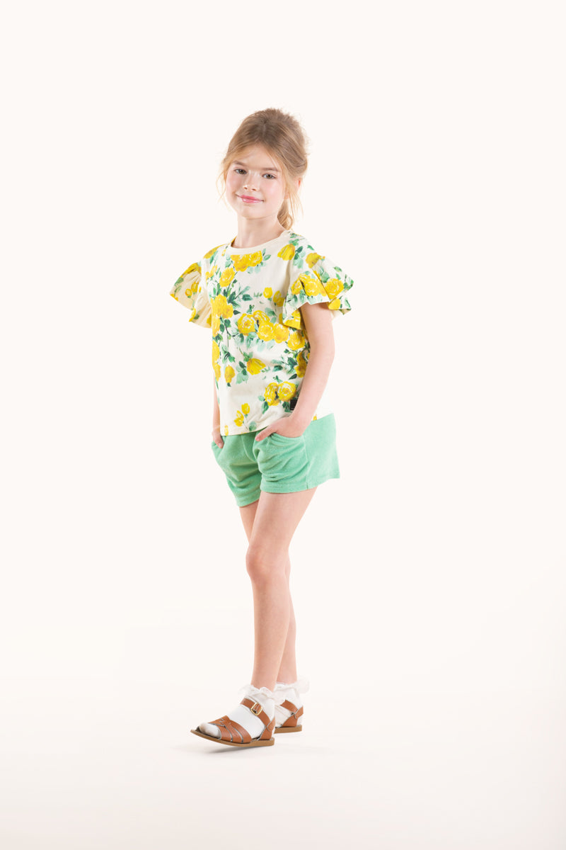 Rock Your Baby Terry Shorts - Green