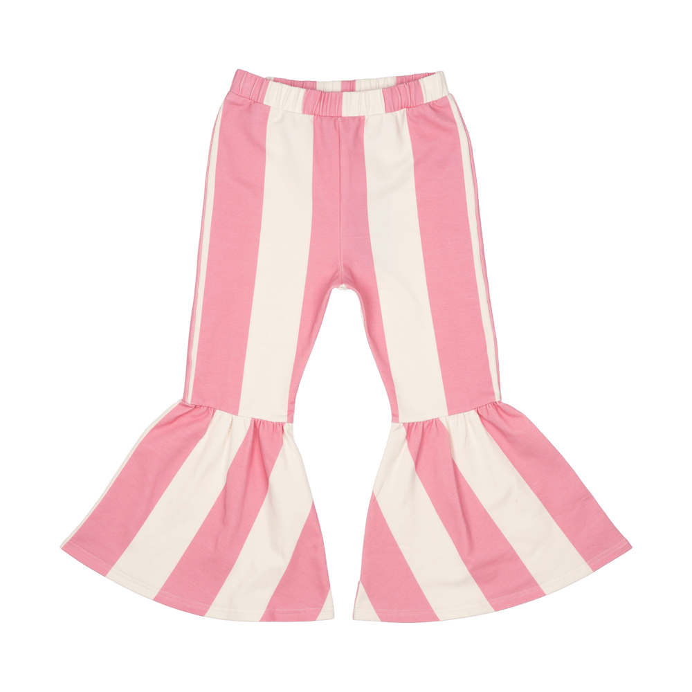 Pink Stripe Flared Trackies