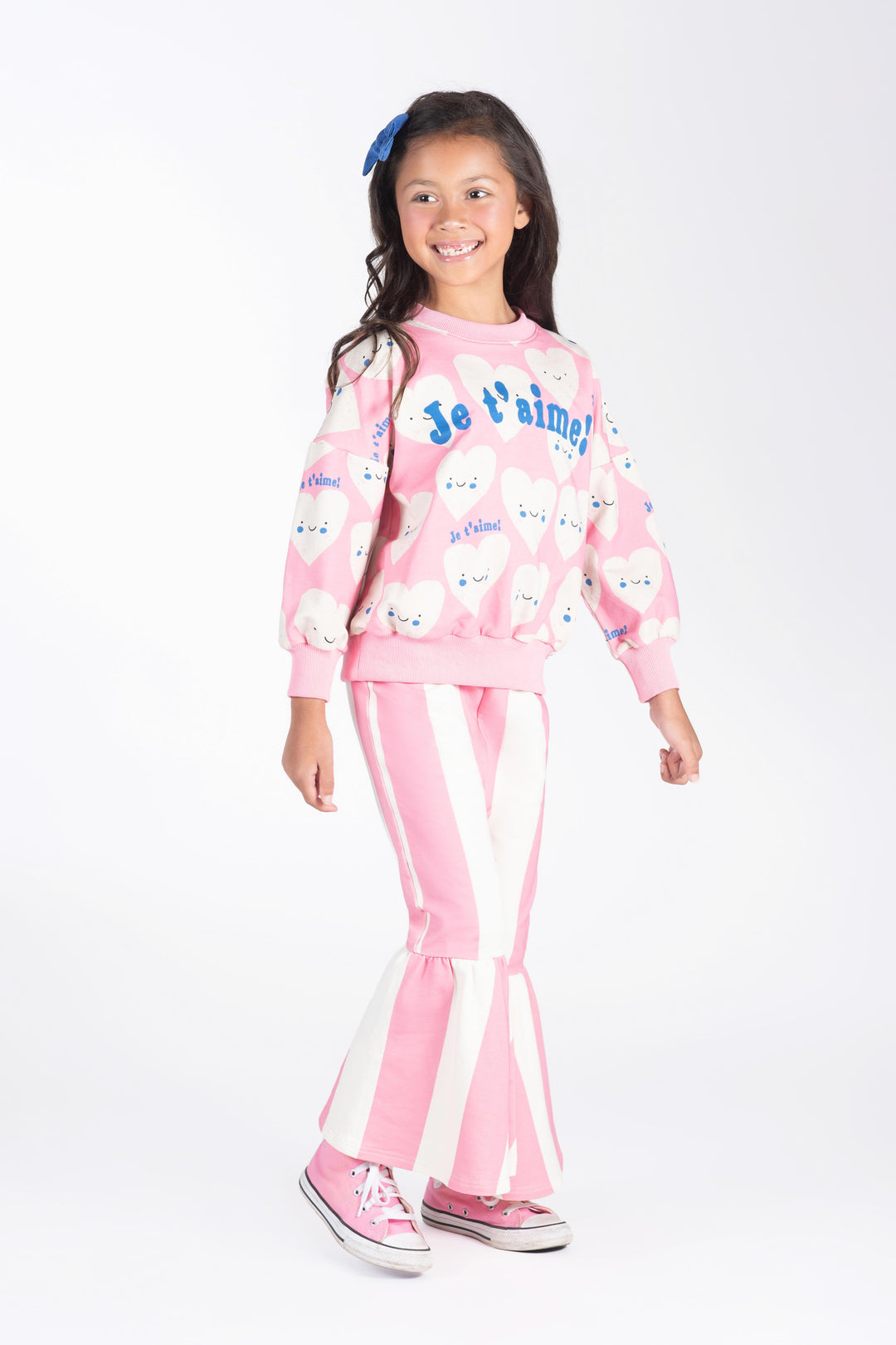 Rock Your Baby Pink Stripe Flared Trackies