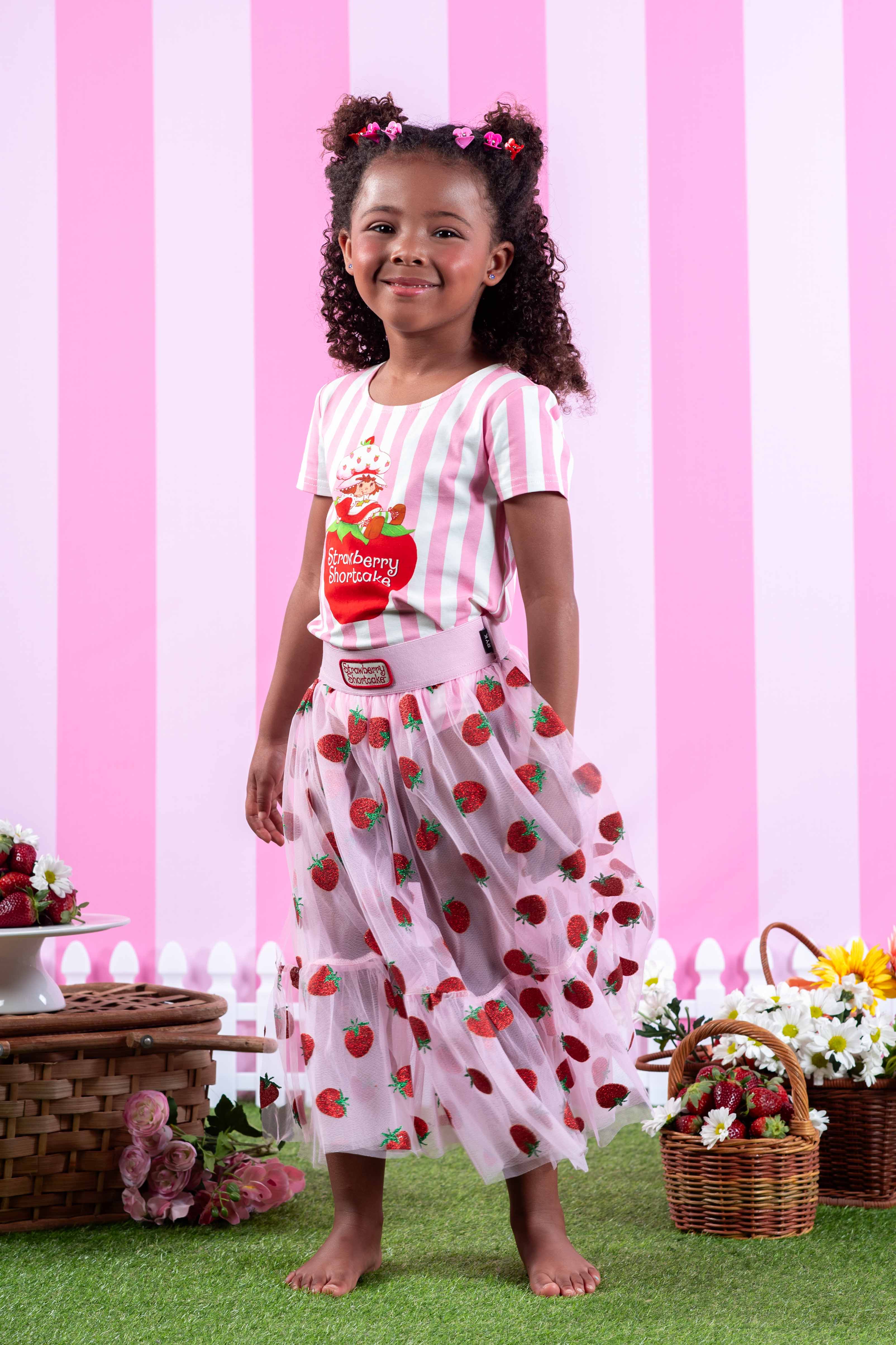 Rock Your Baby Tulle Skirt - Strawberry Delight