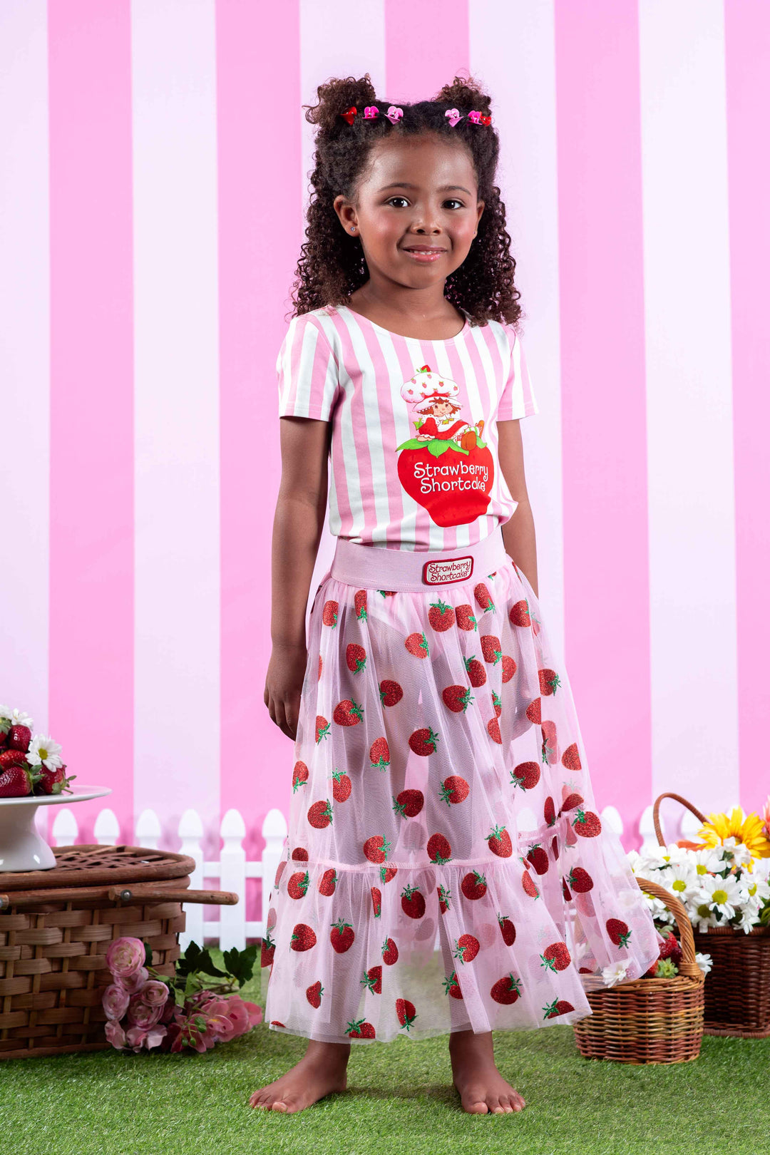 Rock Your Baby Tulle Skirt - Strawberry Delight