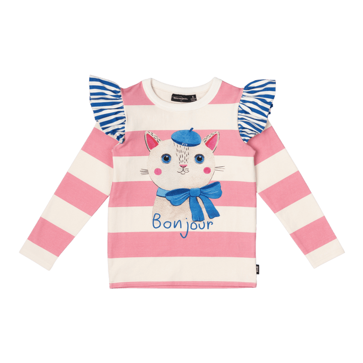 Rock Your Baby Bonjour Kitten Long Sleeve T-Shirt