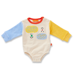 Pocket Patch Terry Long Sleeve Bodysuit