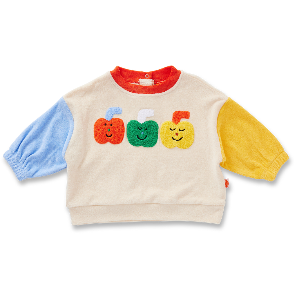 Pocket Patch Terry Sweater