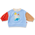 Space Blue Terry Sweater