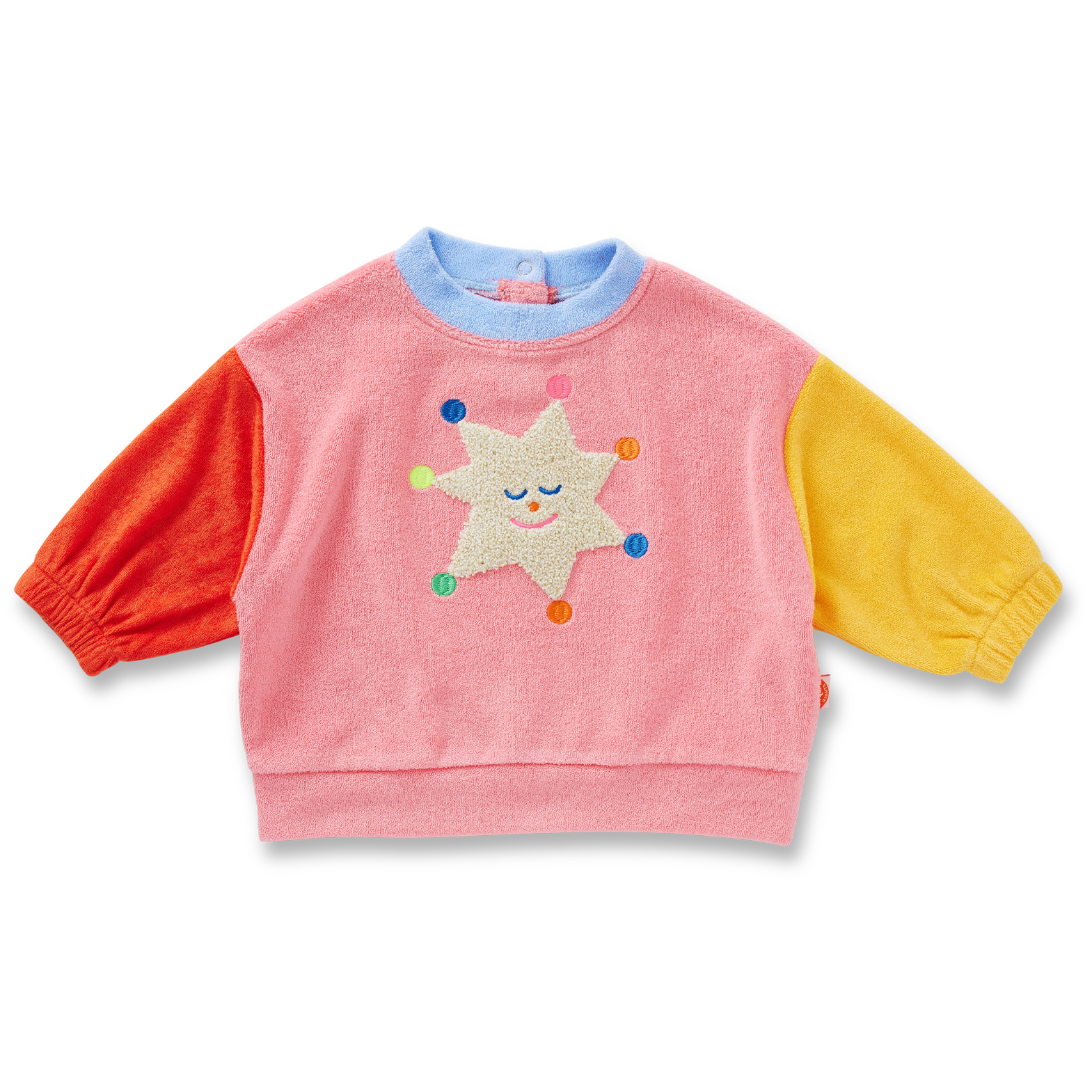 Stars Pink Terry Sweater