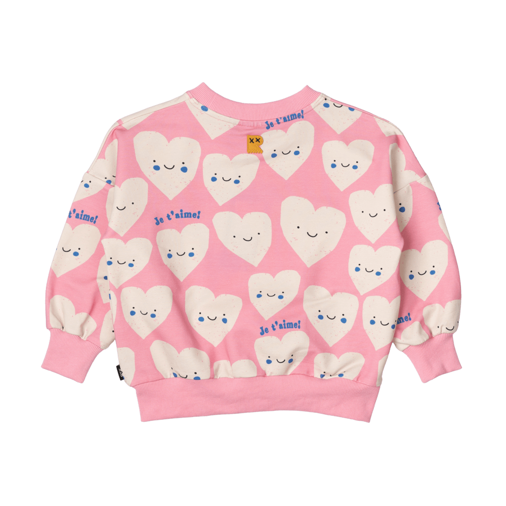 Je T`Aime Hearts Sweatshirt