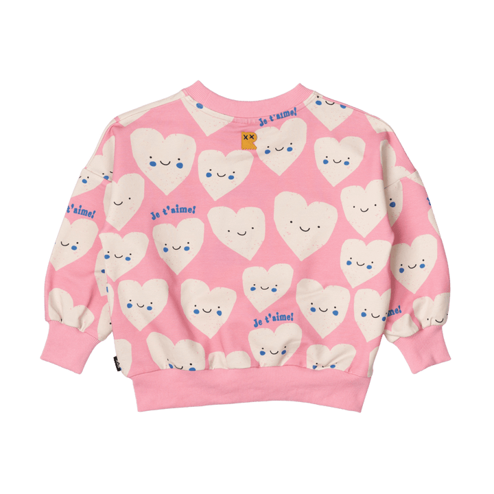 Rock Your Baby Je T`Aime Hearts Sweatshirt
