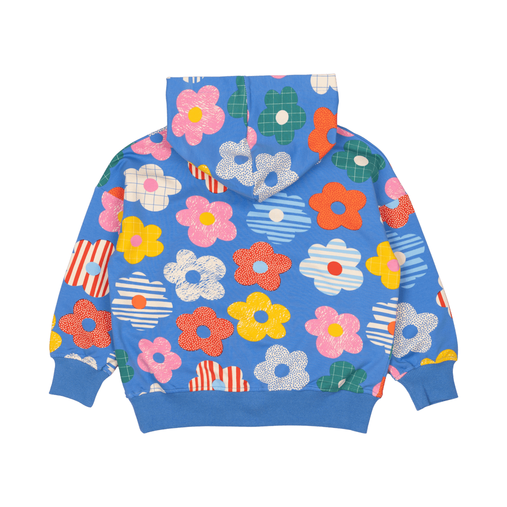 Hooded Sweatshirt - Happy Flowers