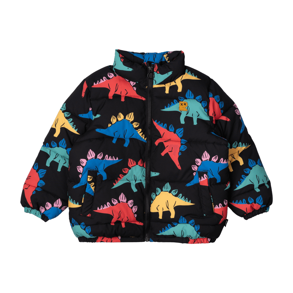 Rock Your Baby Puffer Jacket Dino Time Daisy and Hen
