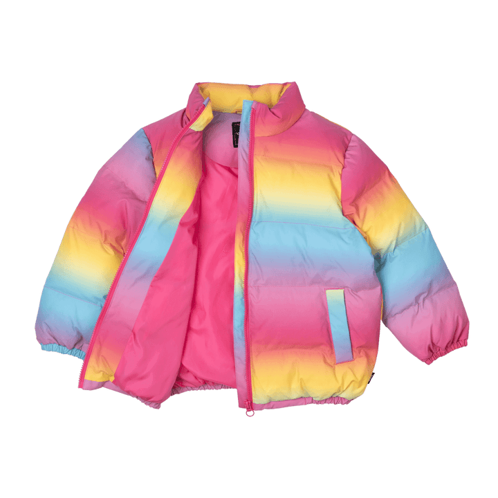 Rock Your Baby Rainbow Padded Jacket With Lining