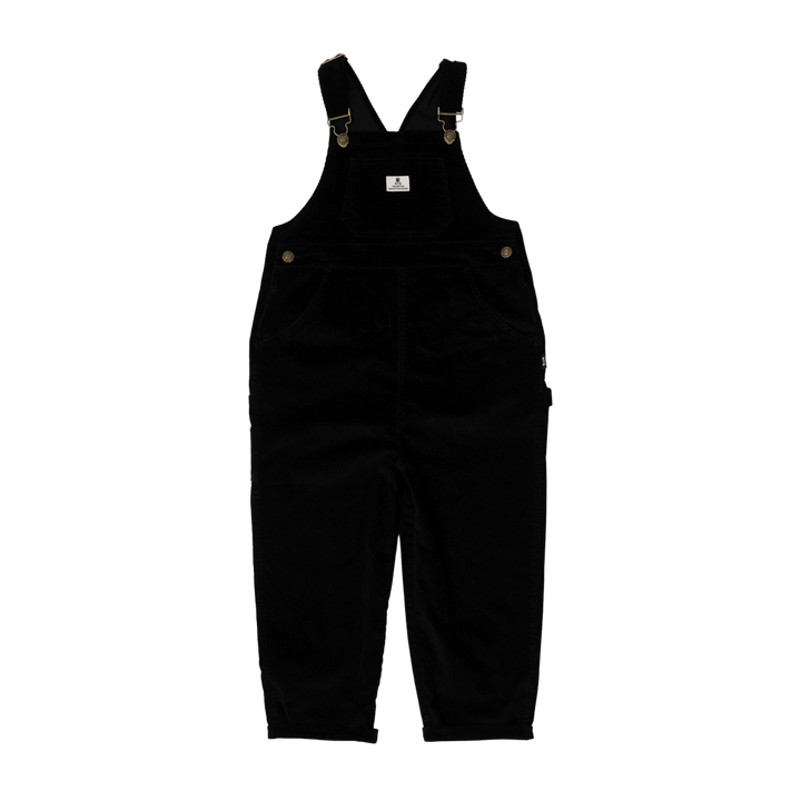 Rock Your Baby Black Cord Overalls