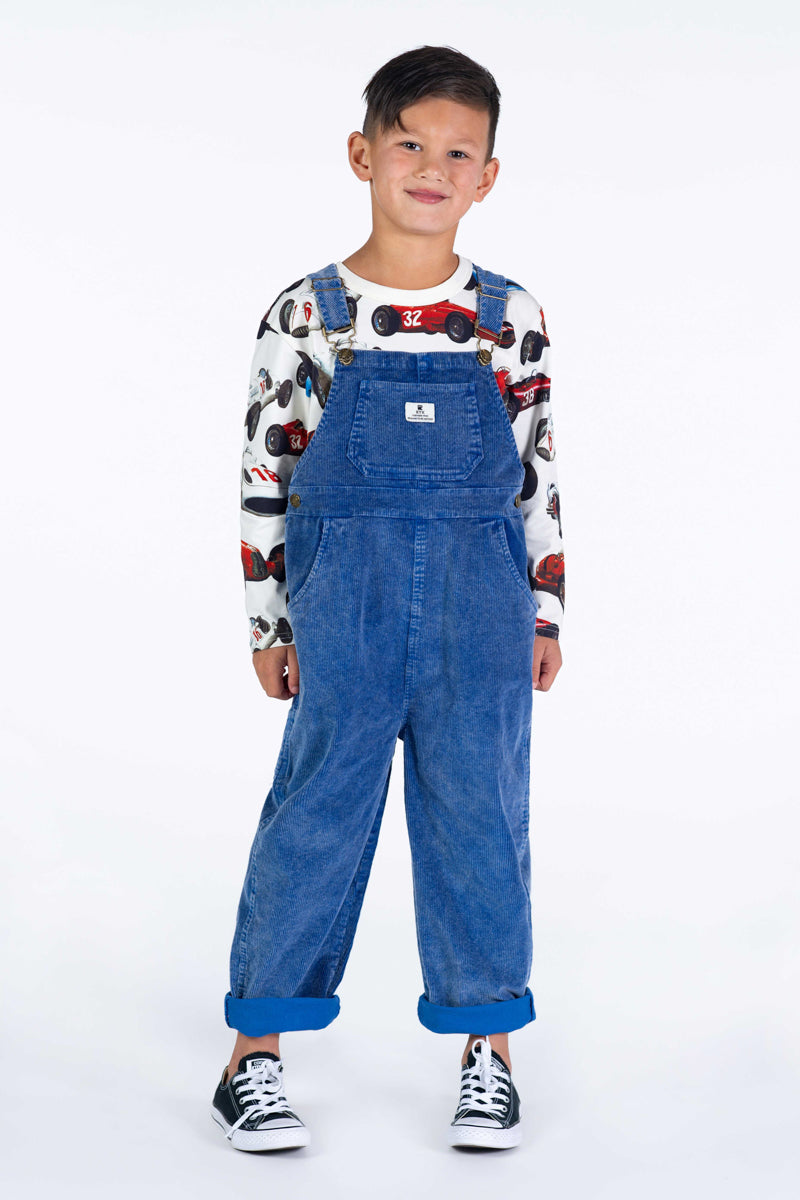 Rock Your Baby Cord Overalls - Blue