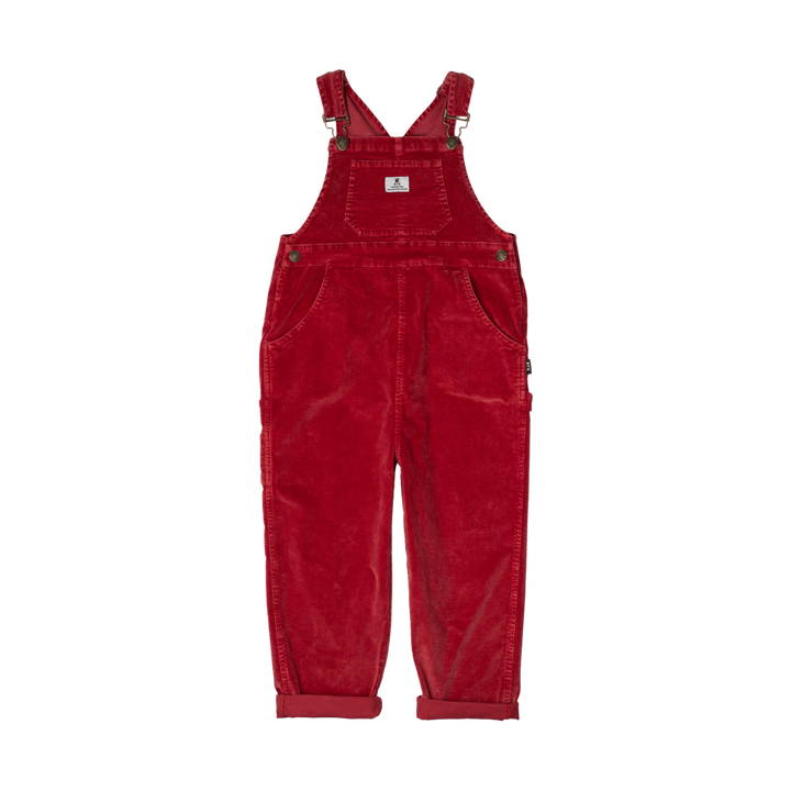 Rock Your Baby Cord Overalls - Red