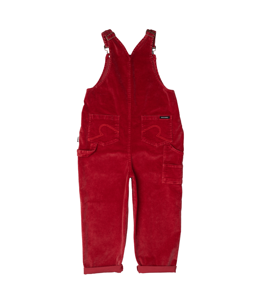 Rock Your Baby Cord Overalls - Red