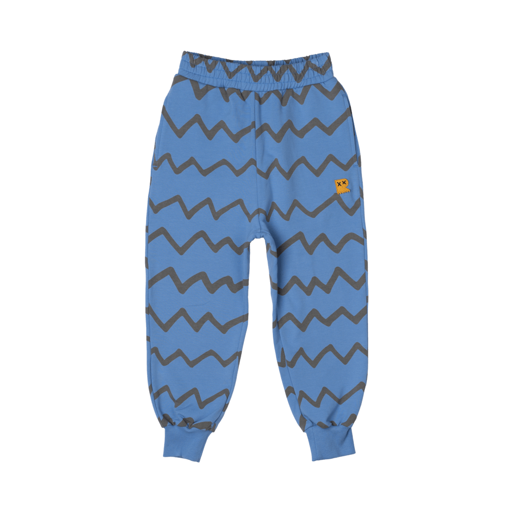 Rock Your Baby Blue Zig Zag Trackies