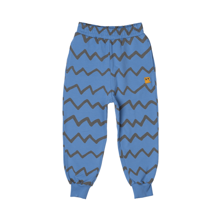 Rock Your Baby Blue Zig Zag Trackies