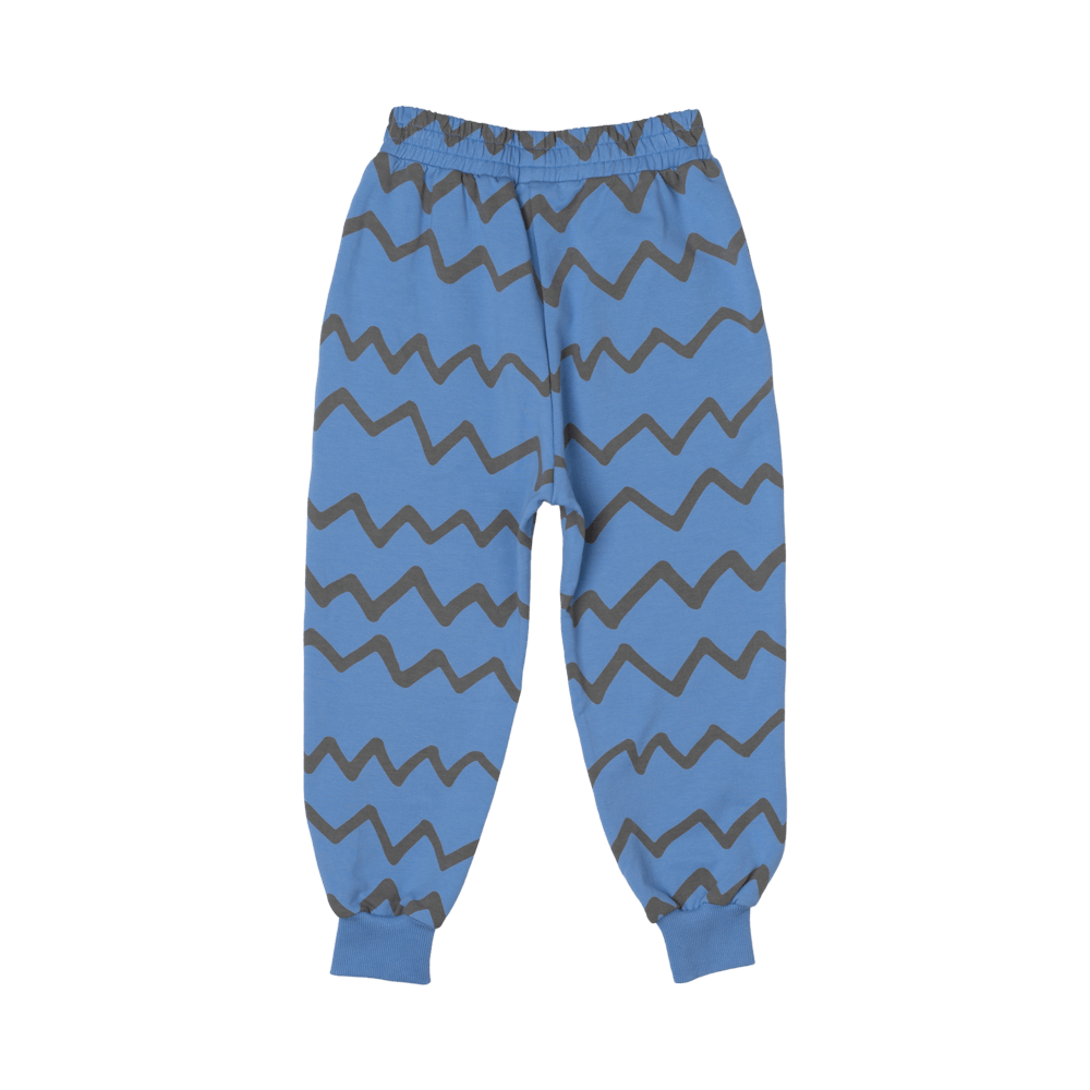 Rock Your Baby Blue Zig Zag Trackies