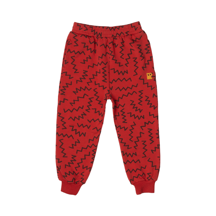 Rock Your Baby Red Zig Zag Trackies