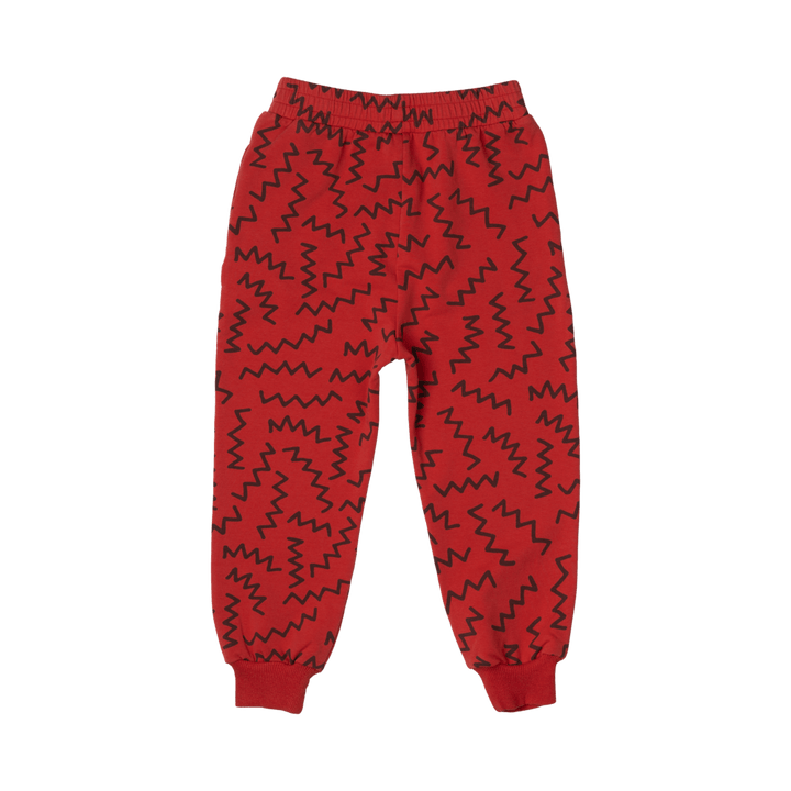 Rock Your Baby Red Zig Zag Trackies