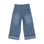 Flared Loose Fit Denim Jeans