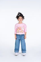 Flared Loose Fit Denim Jeans