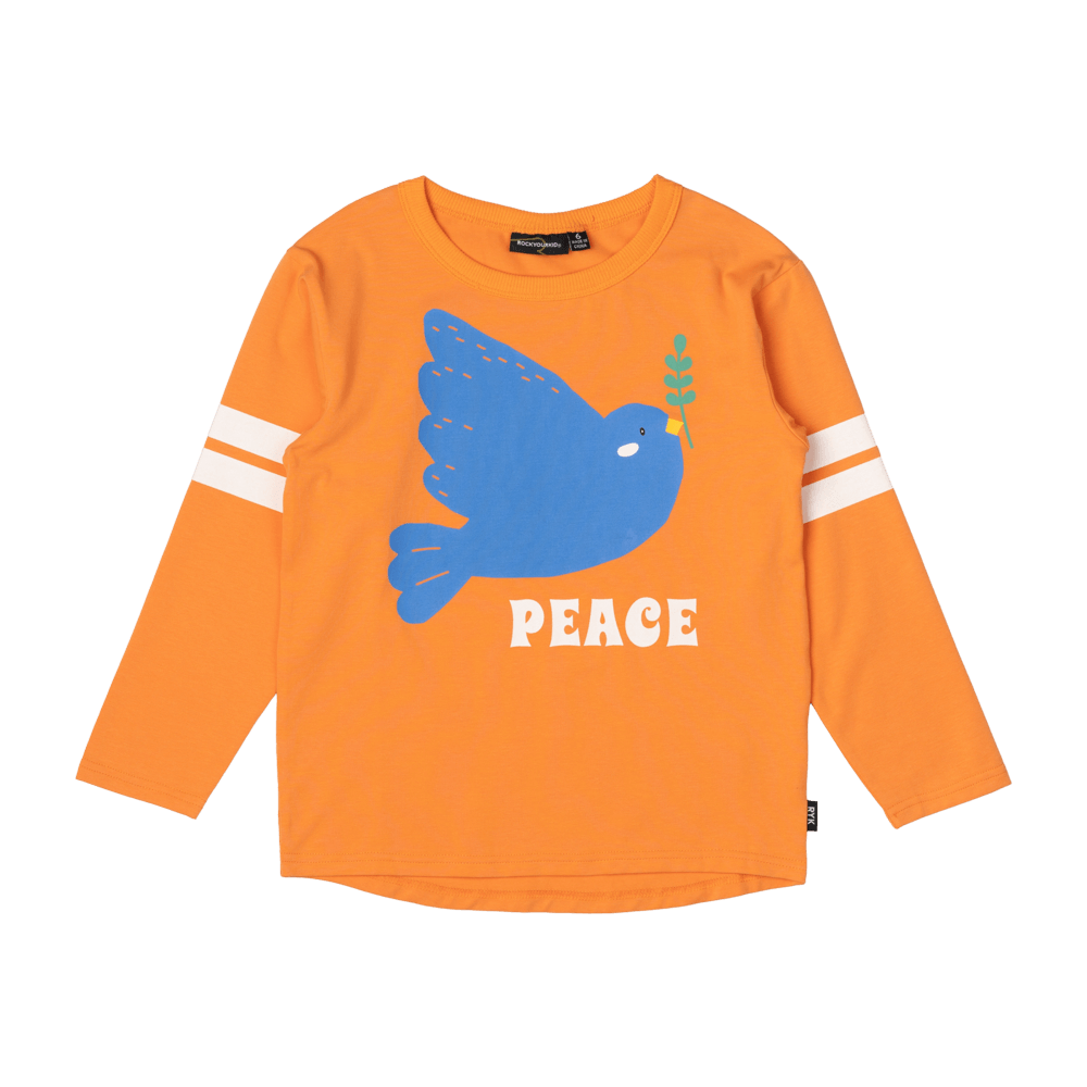 Rock Your Baby Peace Dove Long Sleeve T-Shirt