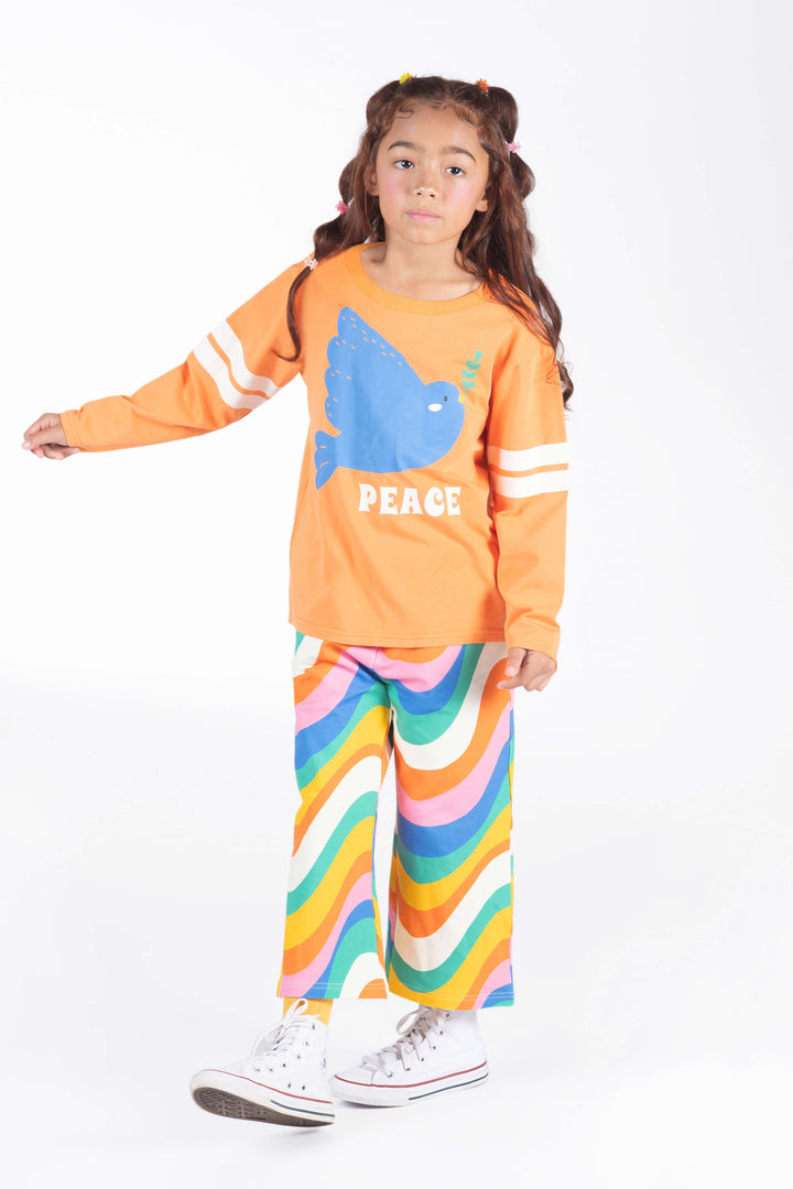 Rock Your Baby Peace Dove Long Sleeve T-Shirt