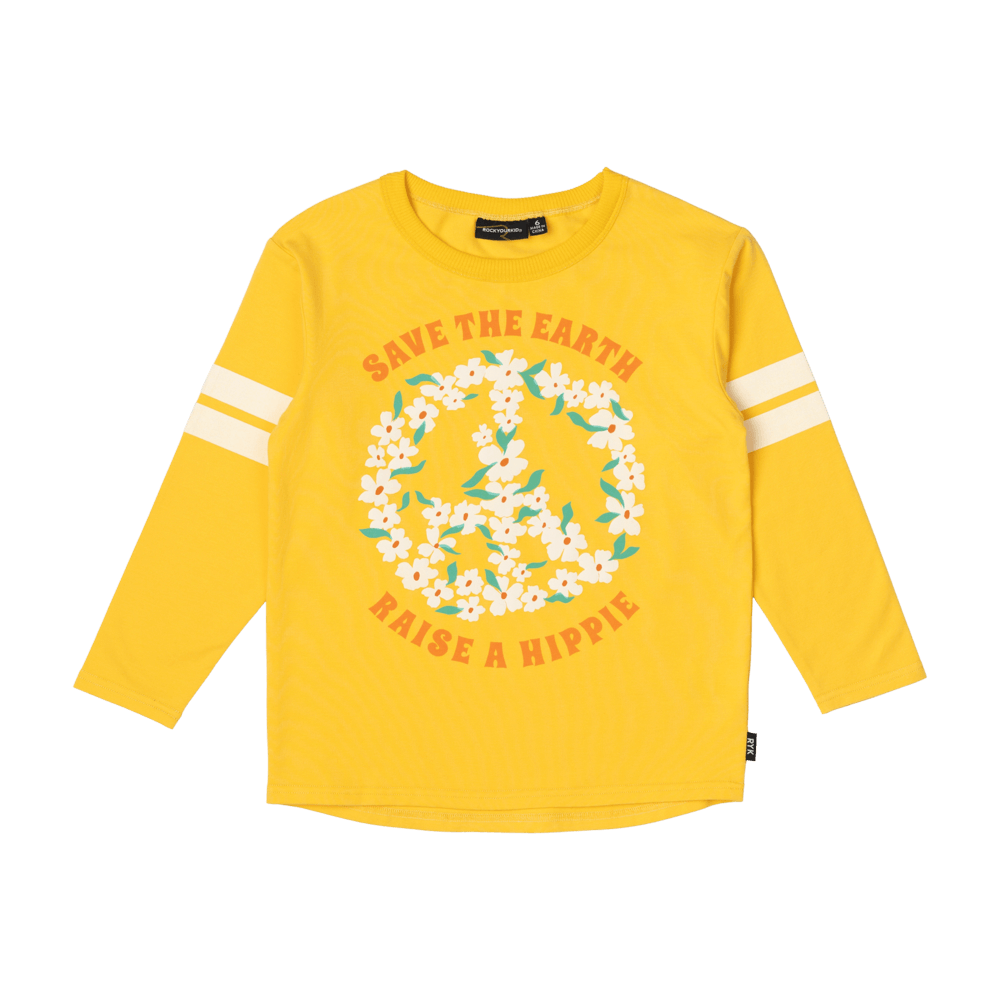 Rock Your Baby Raise A Hippie Long Sleeve T-Shirt