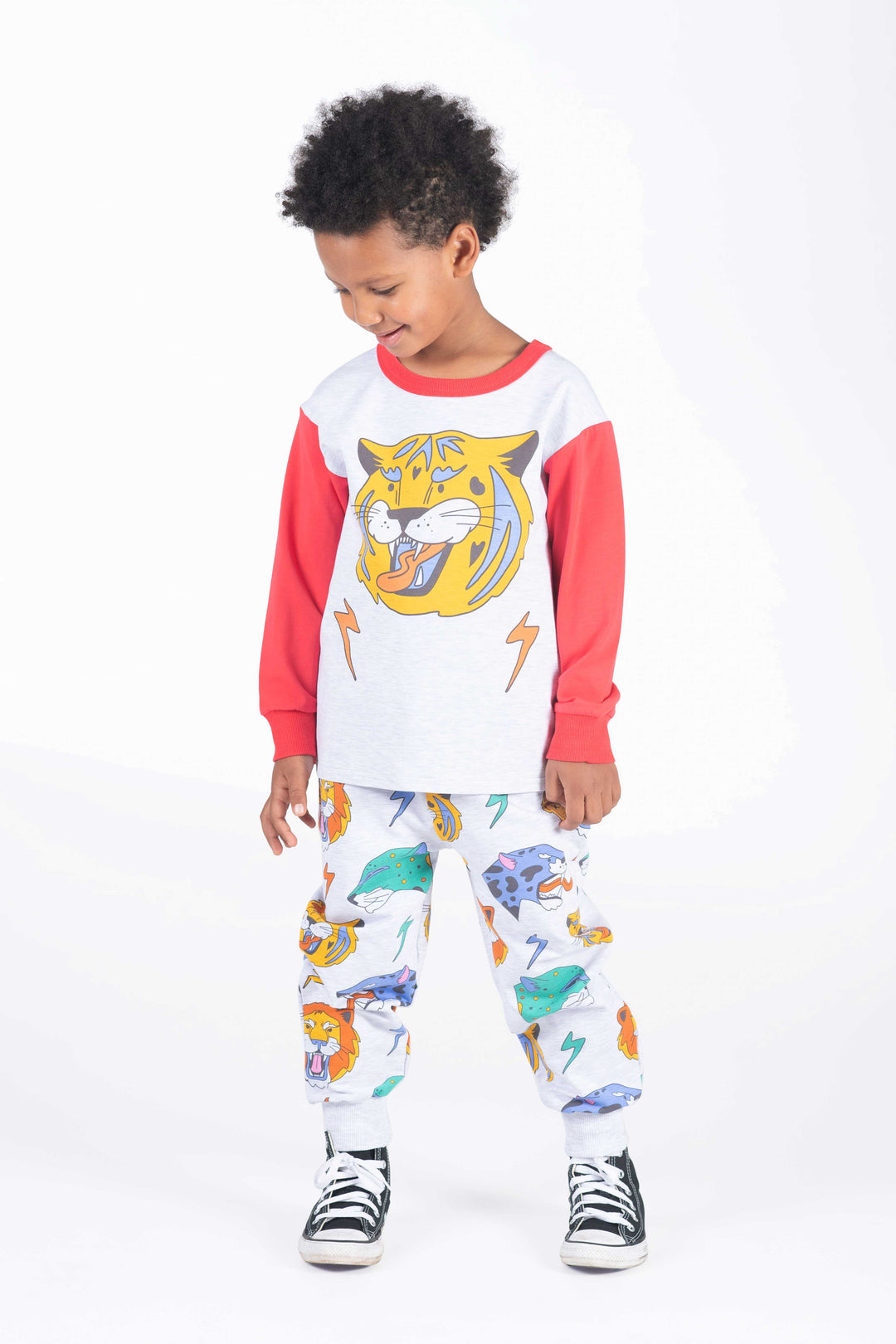 Rock Your Baby Electric Tiger Long Sleeve T-Shirt