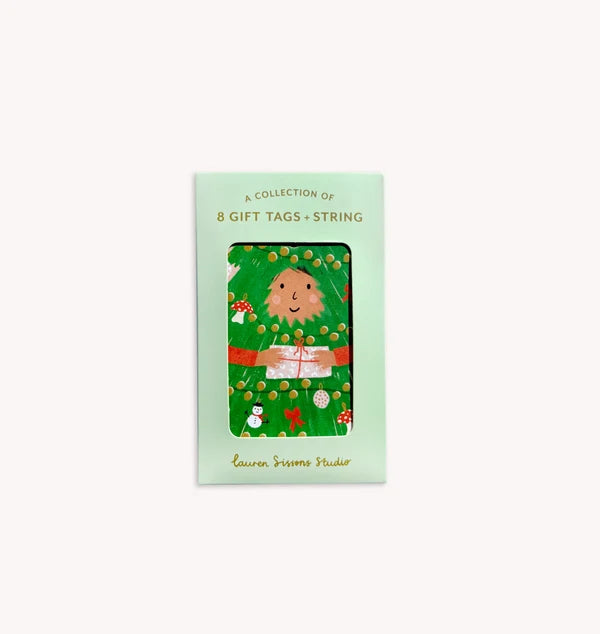 Festive Gift Tag Set of 8