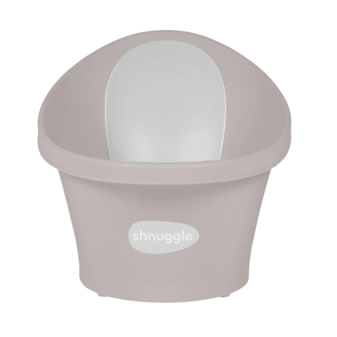 Shnuggle Baby Bath with Plug - Taupe