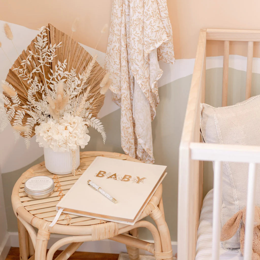 Fox & Fallow Organic Muslin Wrap - Golden Vines