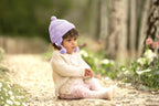 Organic Earmuff - Heart / Amethyst