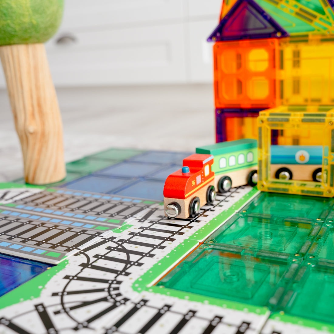 36 Piece Tile Topper - Train Pack