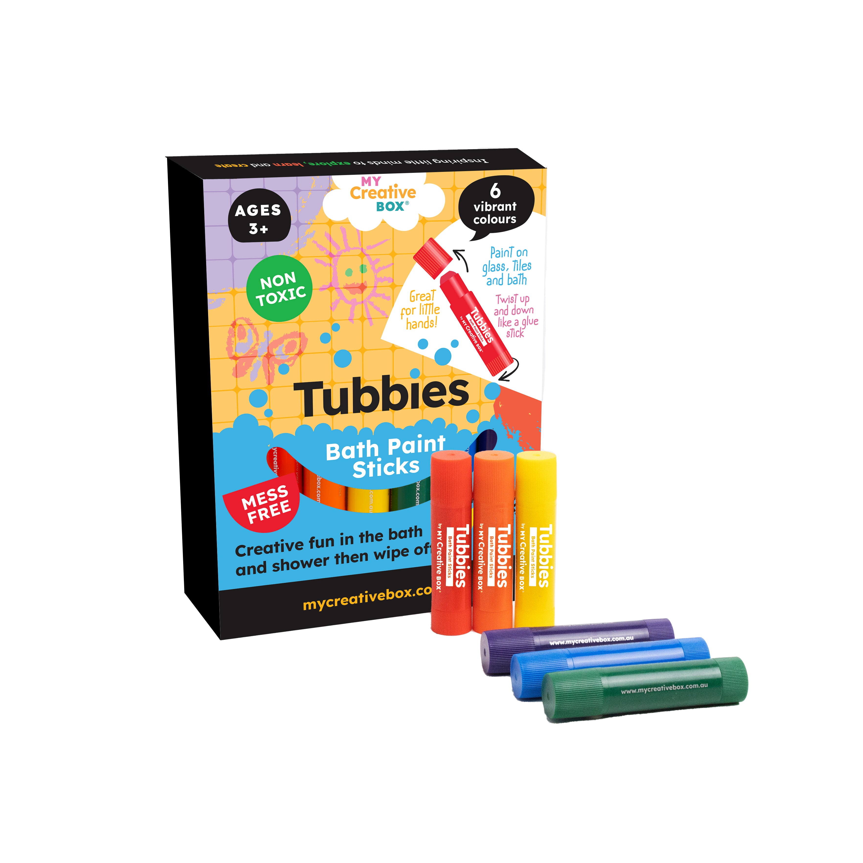 Tubbies Bath Paint Sticks