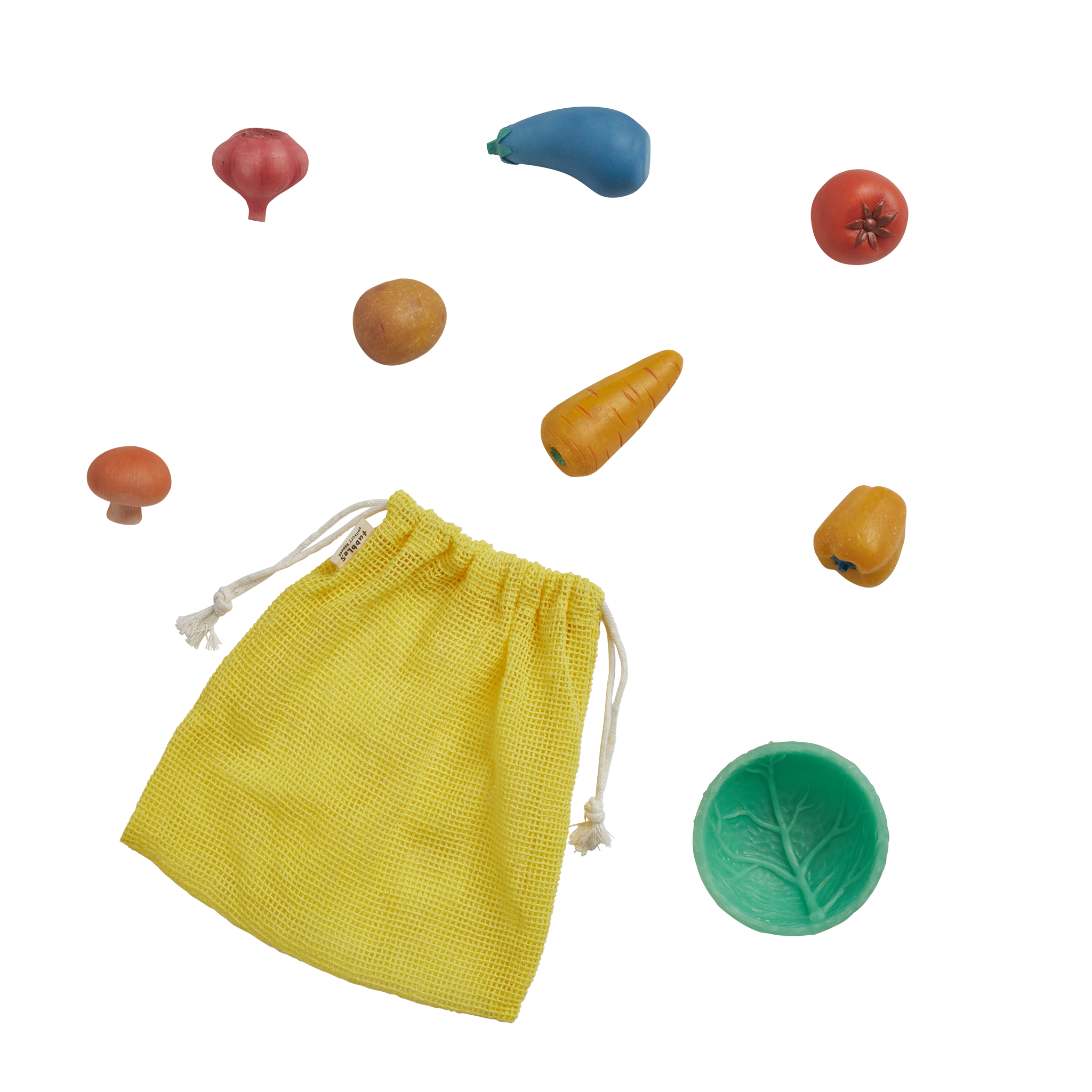 Tubbles Sensory Stones - Vibrant Veggies
