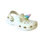 Classic I AM Rainbow Unicorn Clog - Chalk