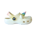 Classic I AM Rainbow Unicorn Clog - Chalk