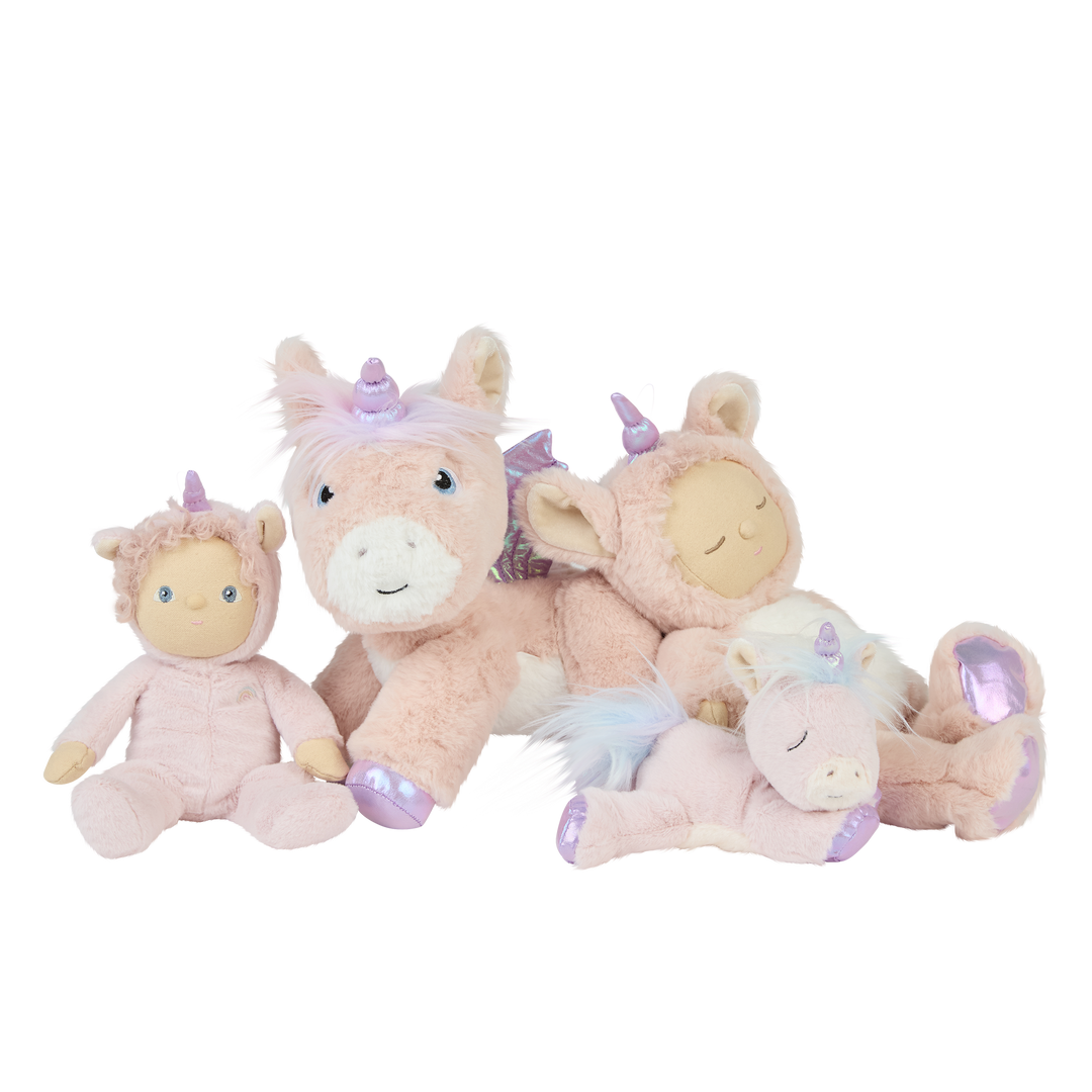 Olli Ella Unicorn Baby Sparkle - Pink