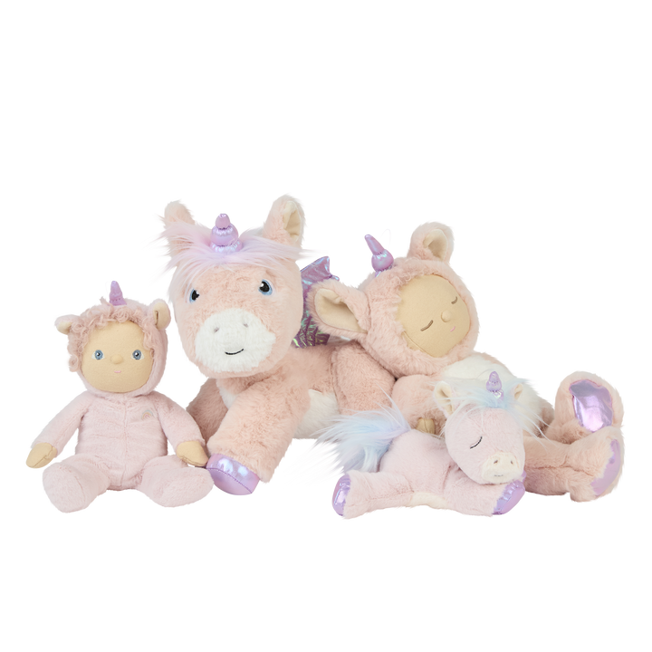Olli Ella Unicorn Baby Sparkle - Pink